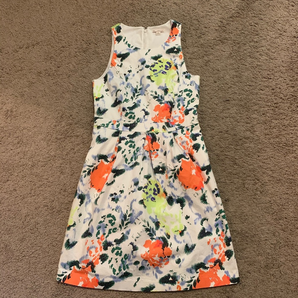 Gap Sleeveless Floral Dress 0 Petite